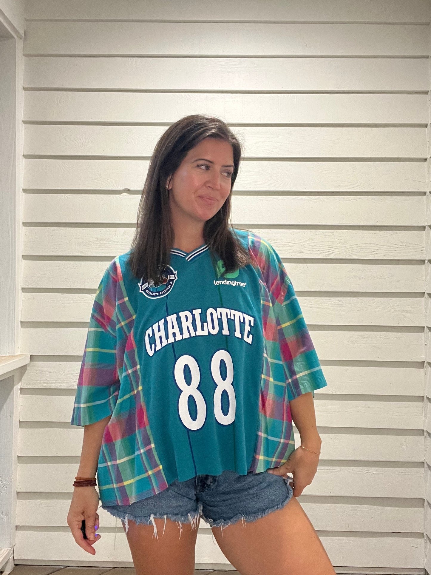 Charlotte Hornets Reworked Anniversary Jersey - Luna Leigh Collective