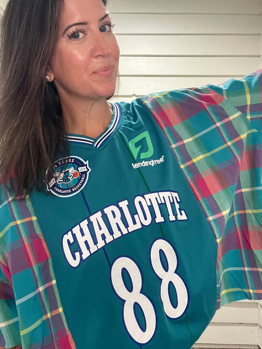 Charlotte Hornets Reworked Anniversary Jersey - Luna Leigh Collective