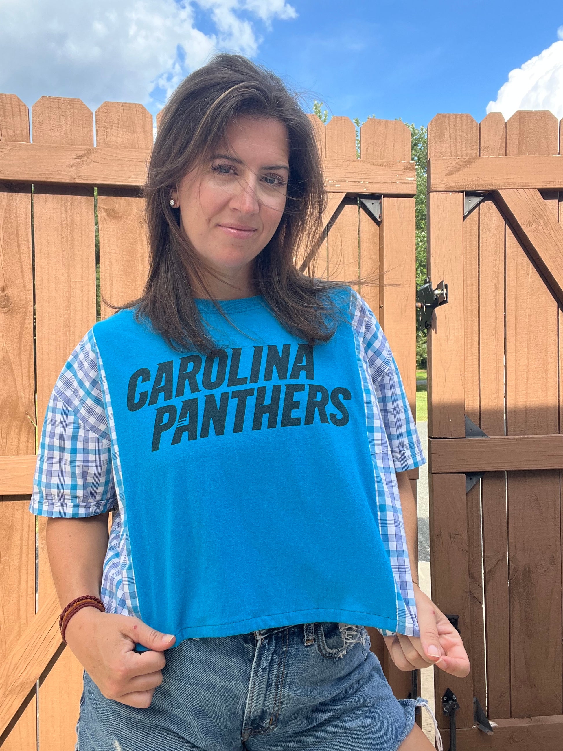 Carolina Panthers Short Sleeve - Luna Leigh Collective