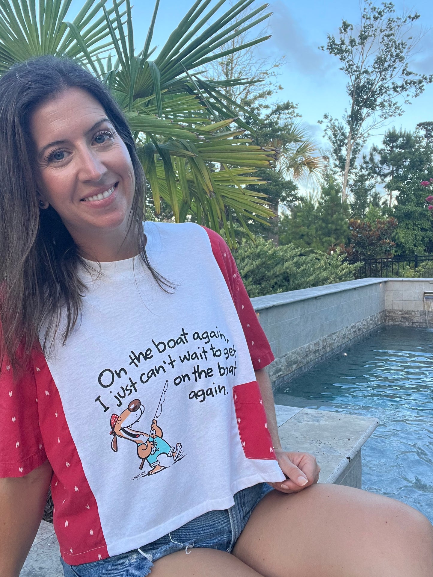 Boating Upcycle Short Sleeve - Luna Leigh Collective