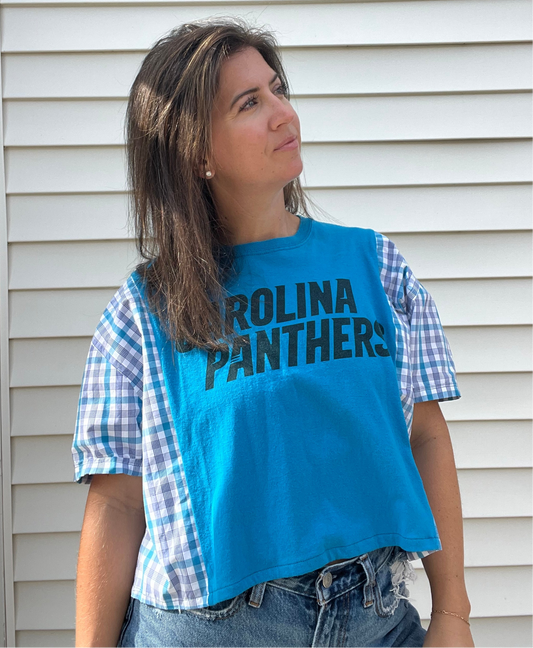 Carolina Panthers Short Sleeve - Luna Leigh Collective