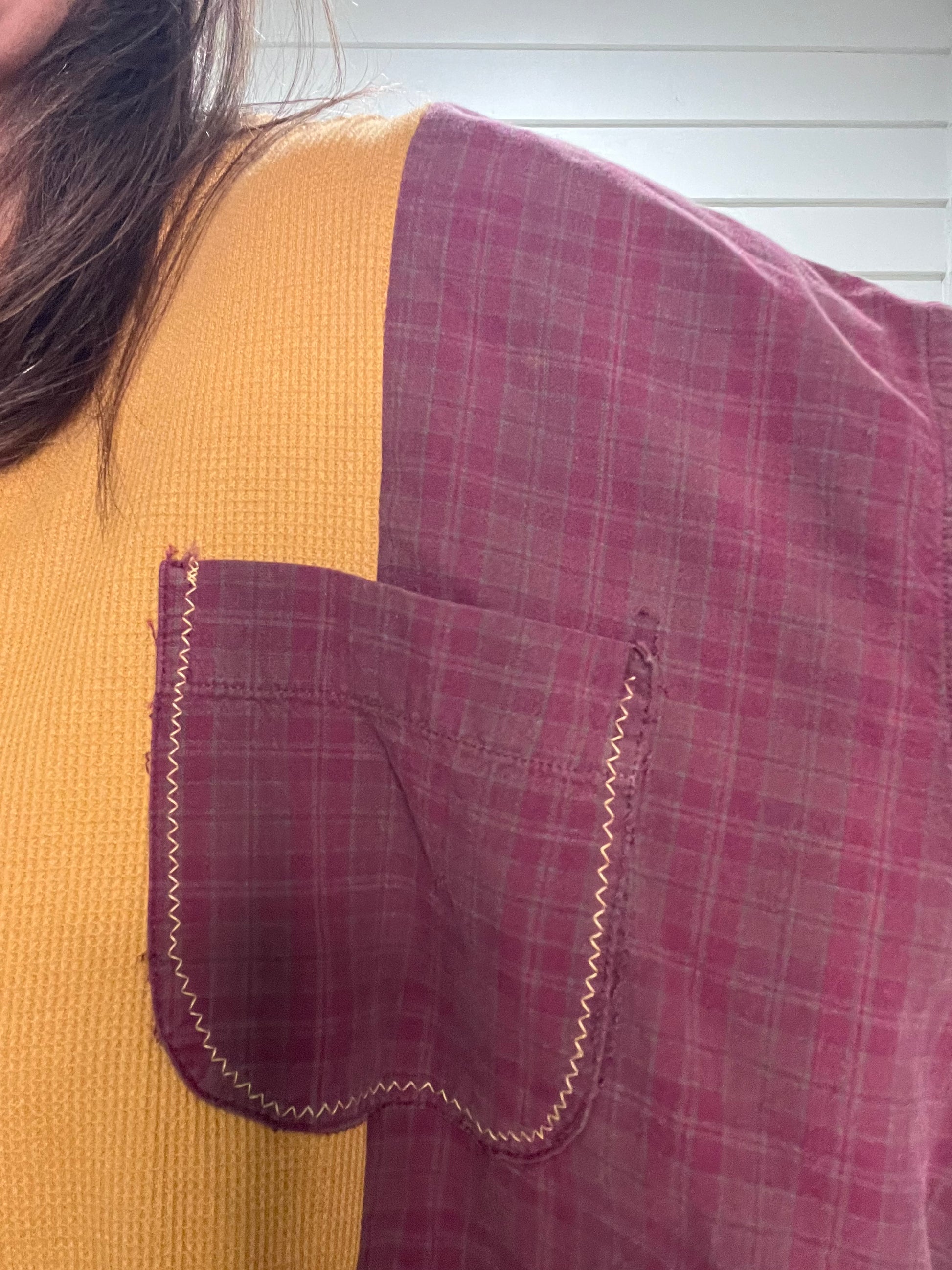 Campfire Ready Waffle Knit Flannel Upcycle - Luna Leigh Collective