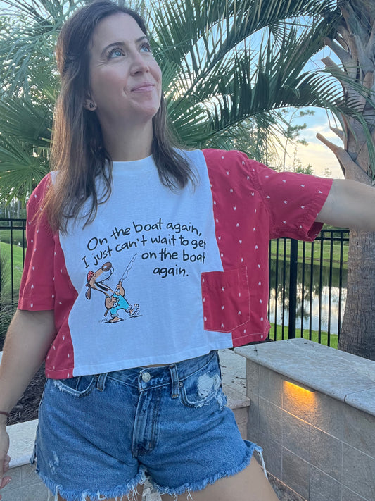 Boating Upcycle Short Sleeve - Luna Leigh Collective