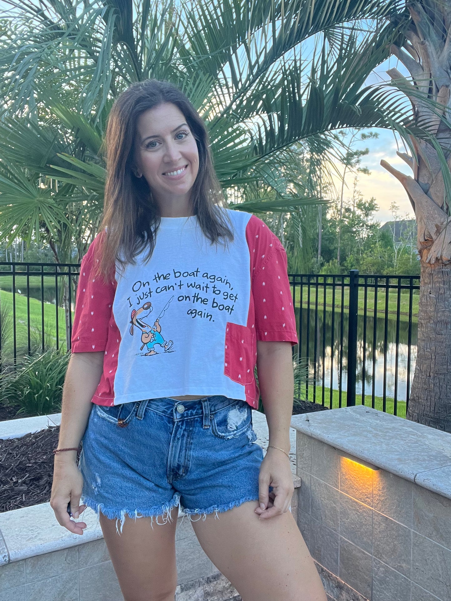 Boating Upcycle Short Sleeve - Luna Leigh Collective
