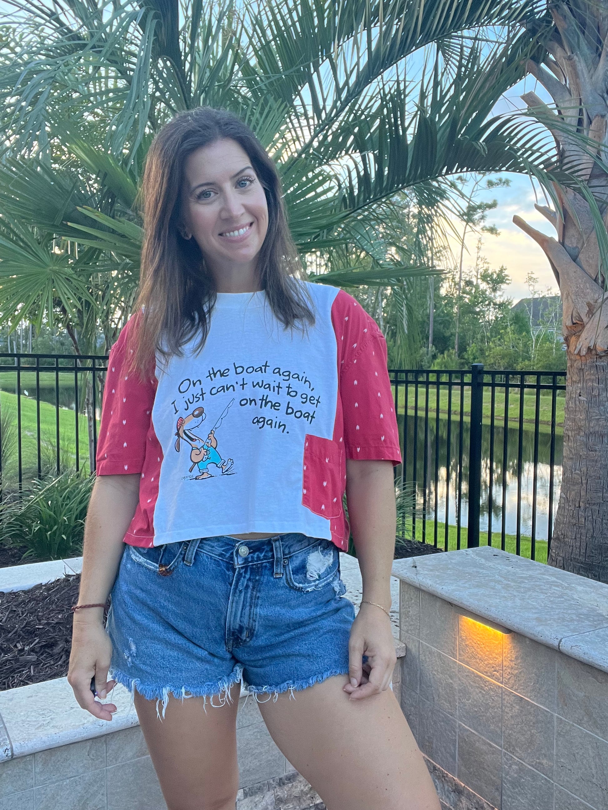 Boating Upcycle Short Sleeve - Luna Leigh Collective